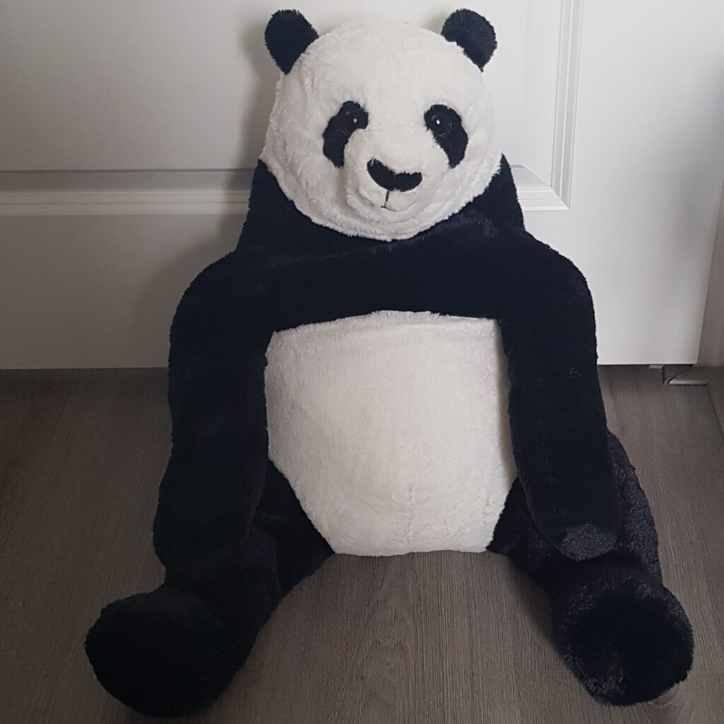 Verzwaringsknuffel panda