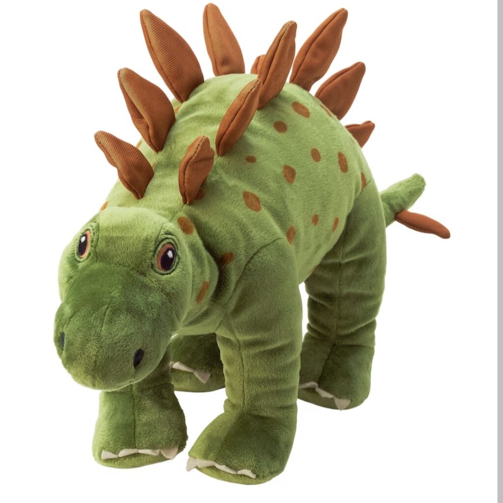 Verzwaringsknuffel dino stegosaurus