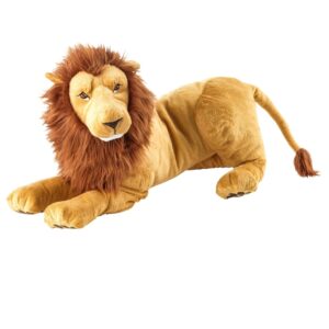 Verzwaringsknuffel leeuw. 70cm, 3 kg, €49,-.