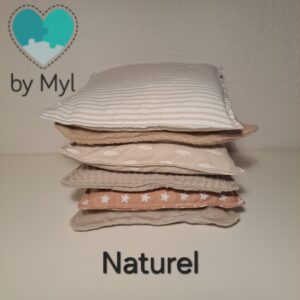 pittenzakjes set naturel. 6 stuks €15,-