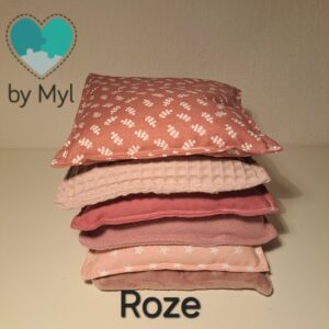 pittenzakjes set roze. 6 stuks €15,-